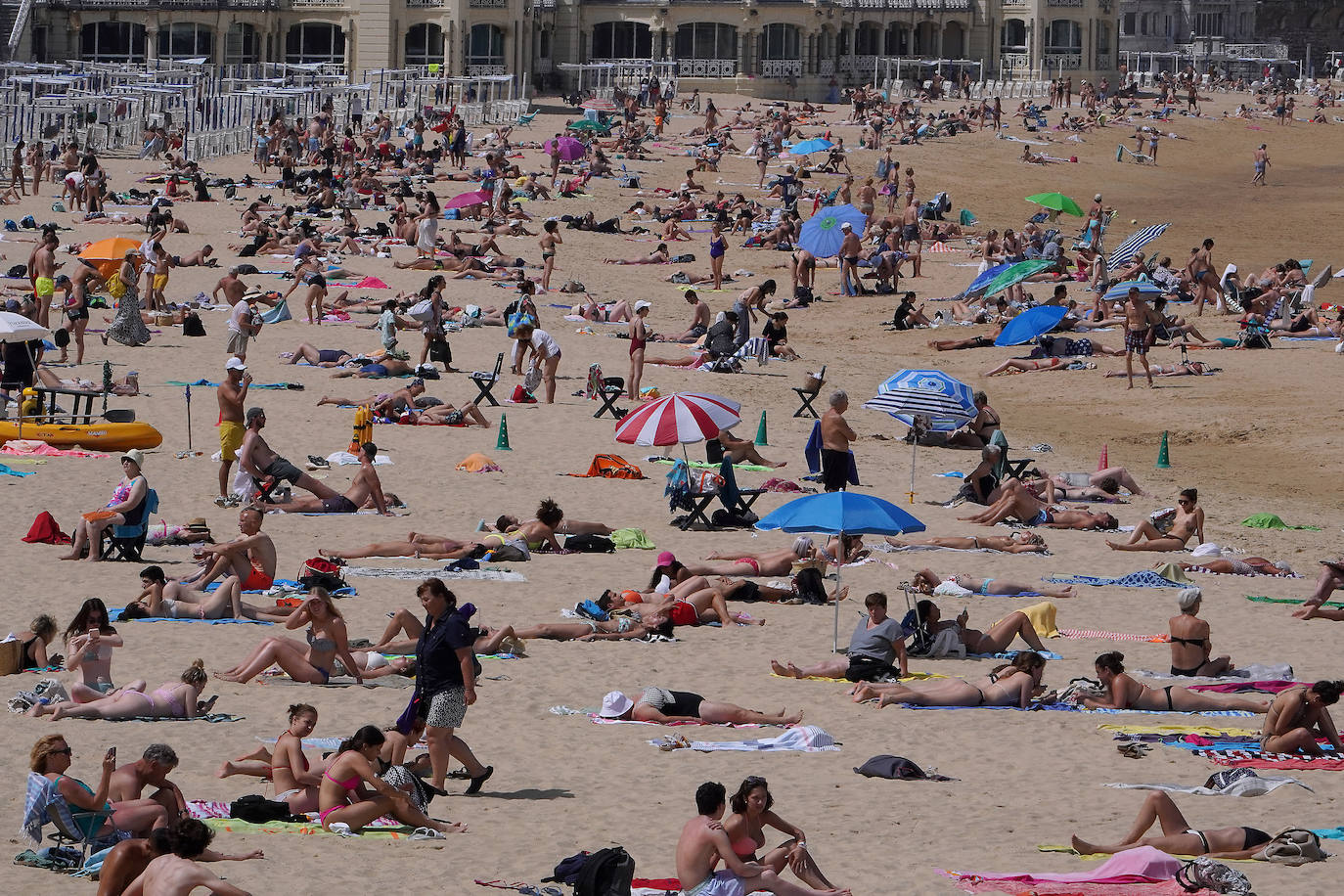 Fotos: Calor desde primera hora de la mañan