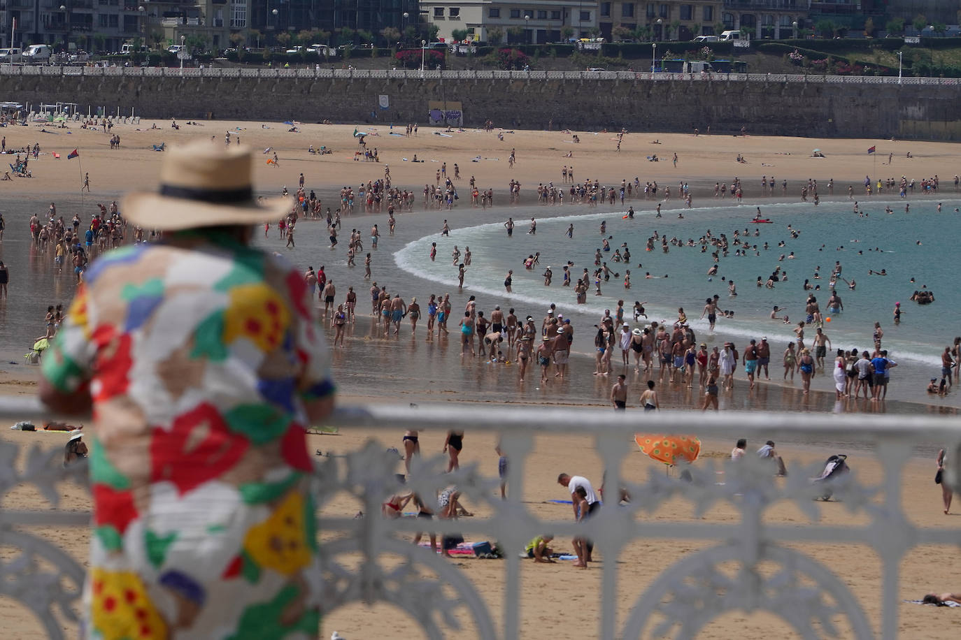 Fotos: Calor desde primera hora de la mañan