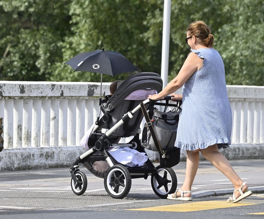 Fotos: Calor desde primera hora de la mañan