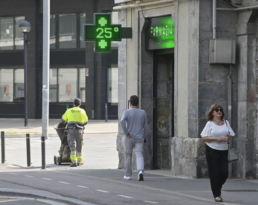 Fotos: Calor desde primera hora de la mañan