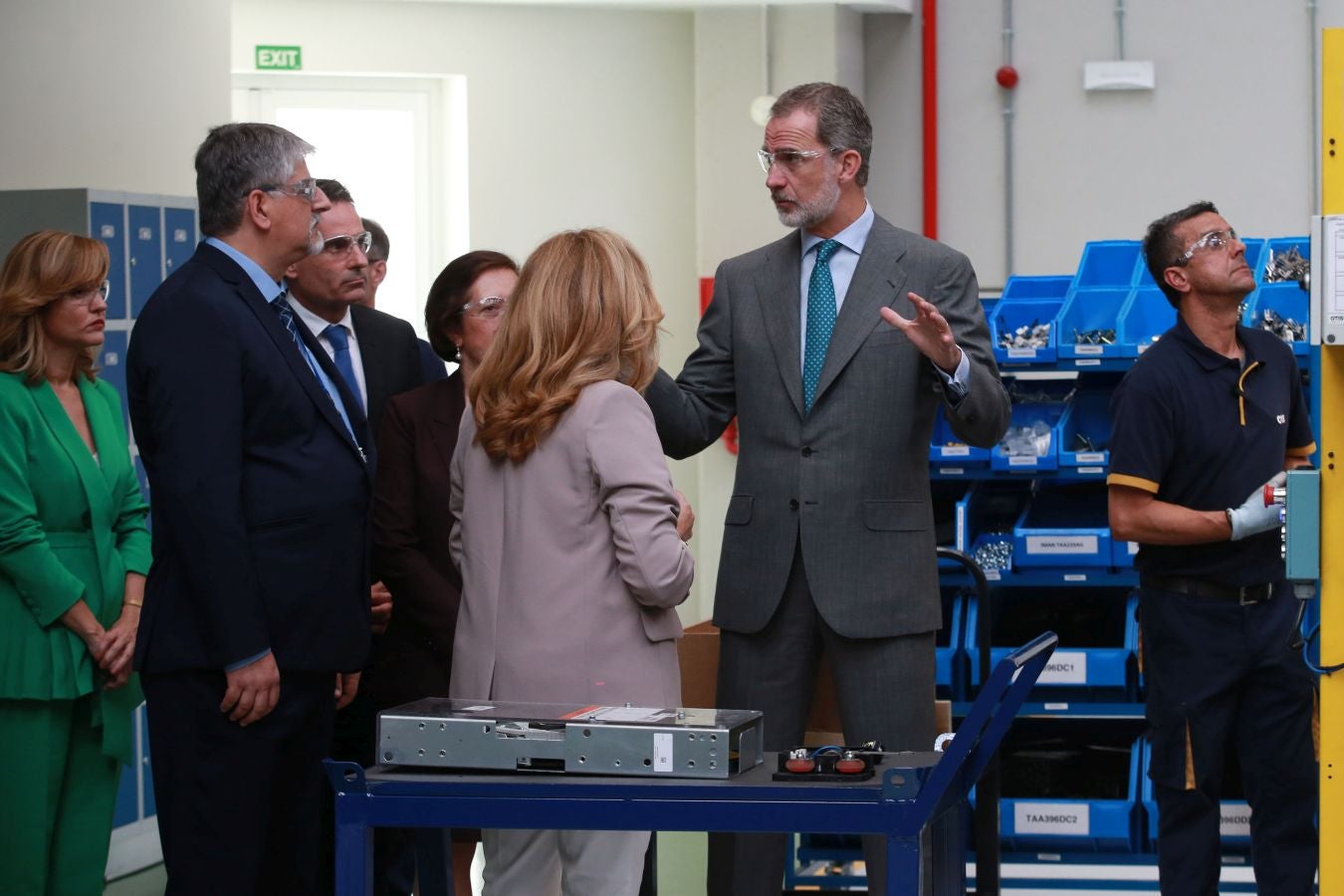 Fotos: El Rey inaugura la nueva fábrica de OTIS en San Sebastián