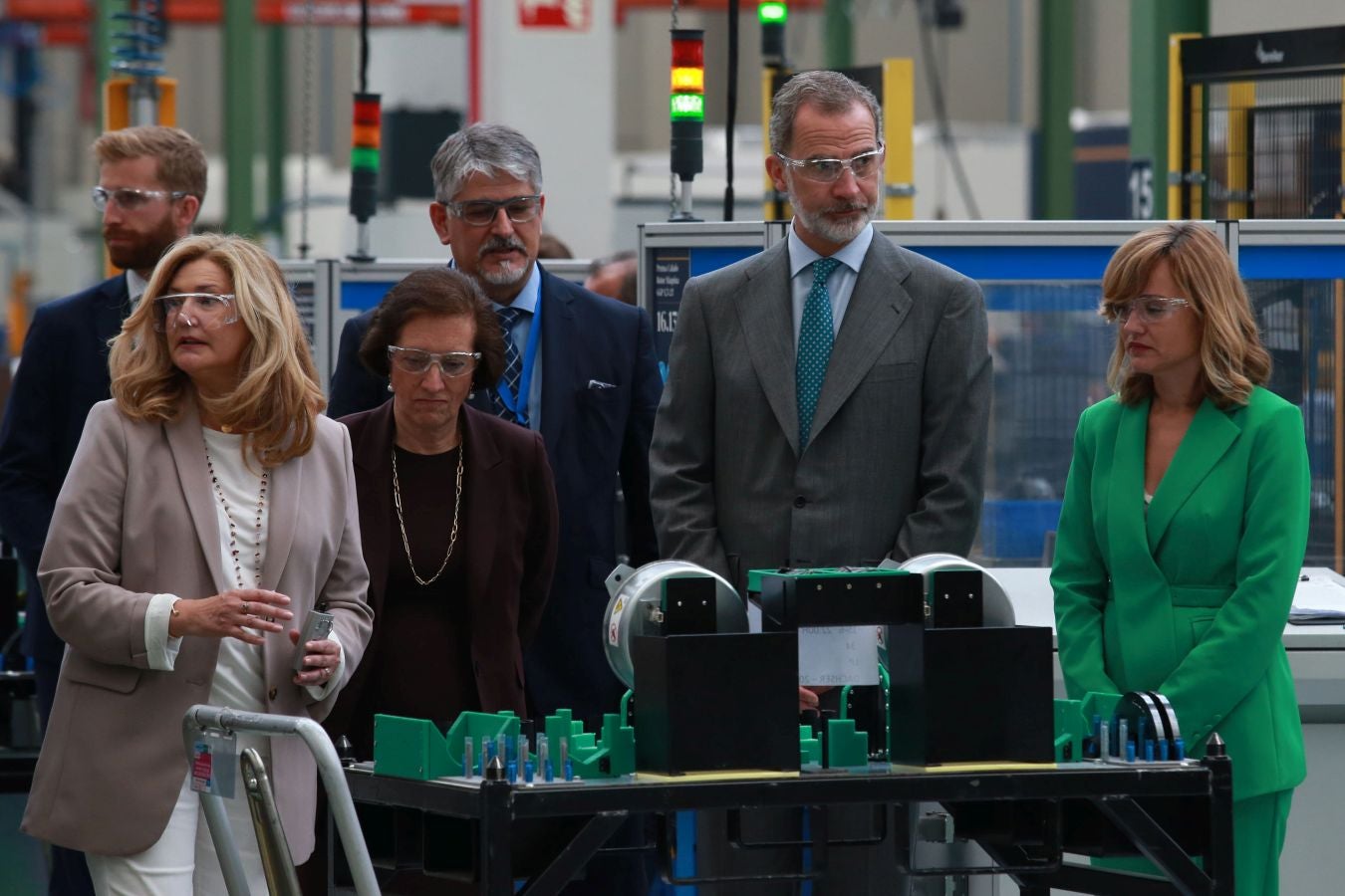 Fotos: El Rey inaugura la nueva fábrica de OTIS en San Sebastián