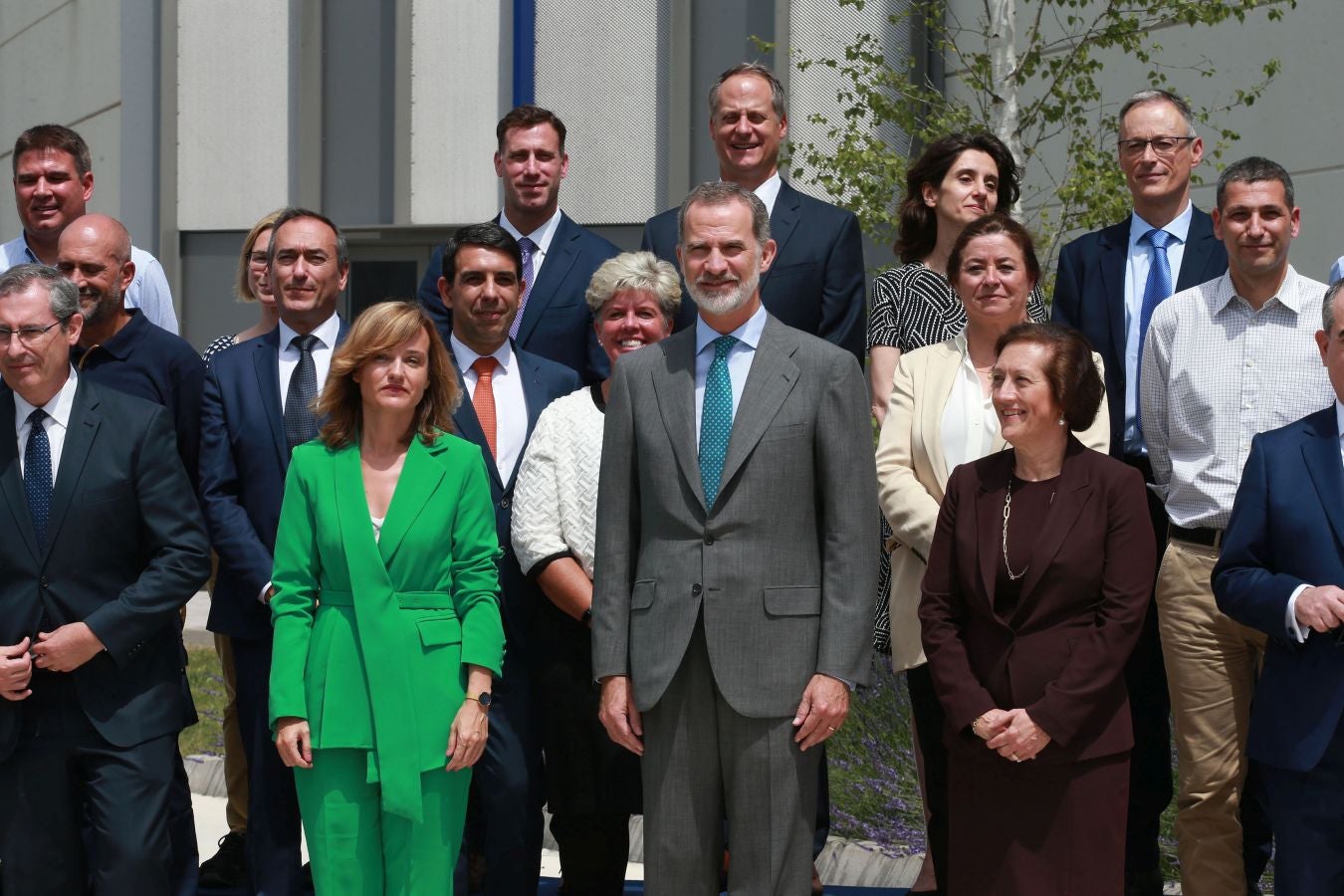 Fotos: El Rey inaugura la nueva fábrica de OTIS en San Sebastián