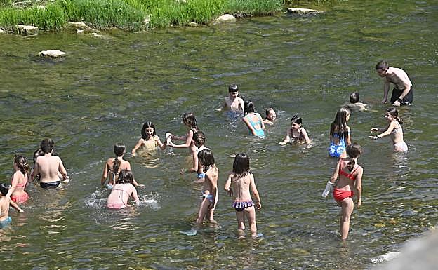 Bergara marca la temperatura máxima y alcanza los 38 grados