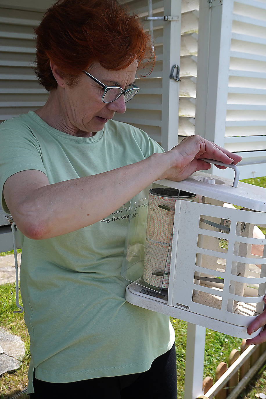 Fotos: A mano cada tres horas: así se mide la temperatura en Igeldo