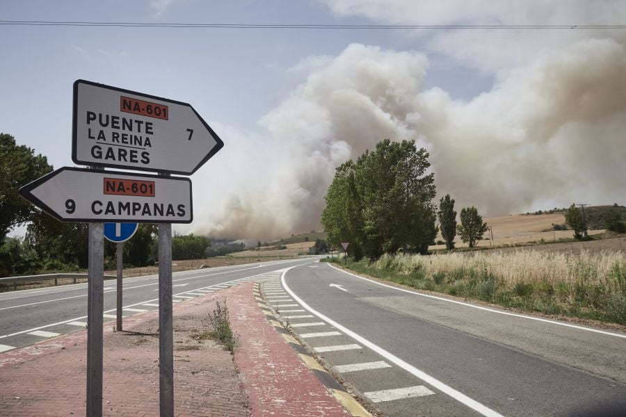 Fotos: Navarra en alerta por varios incendios