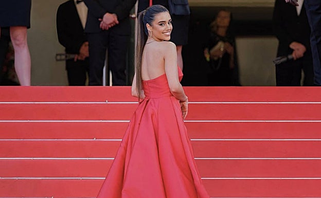 Marta Díaz en la alfombra roja del Festival de Cannes 2022. 