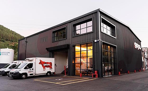 Exterior de las instalaciones de Cárnicas Goya