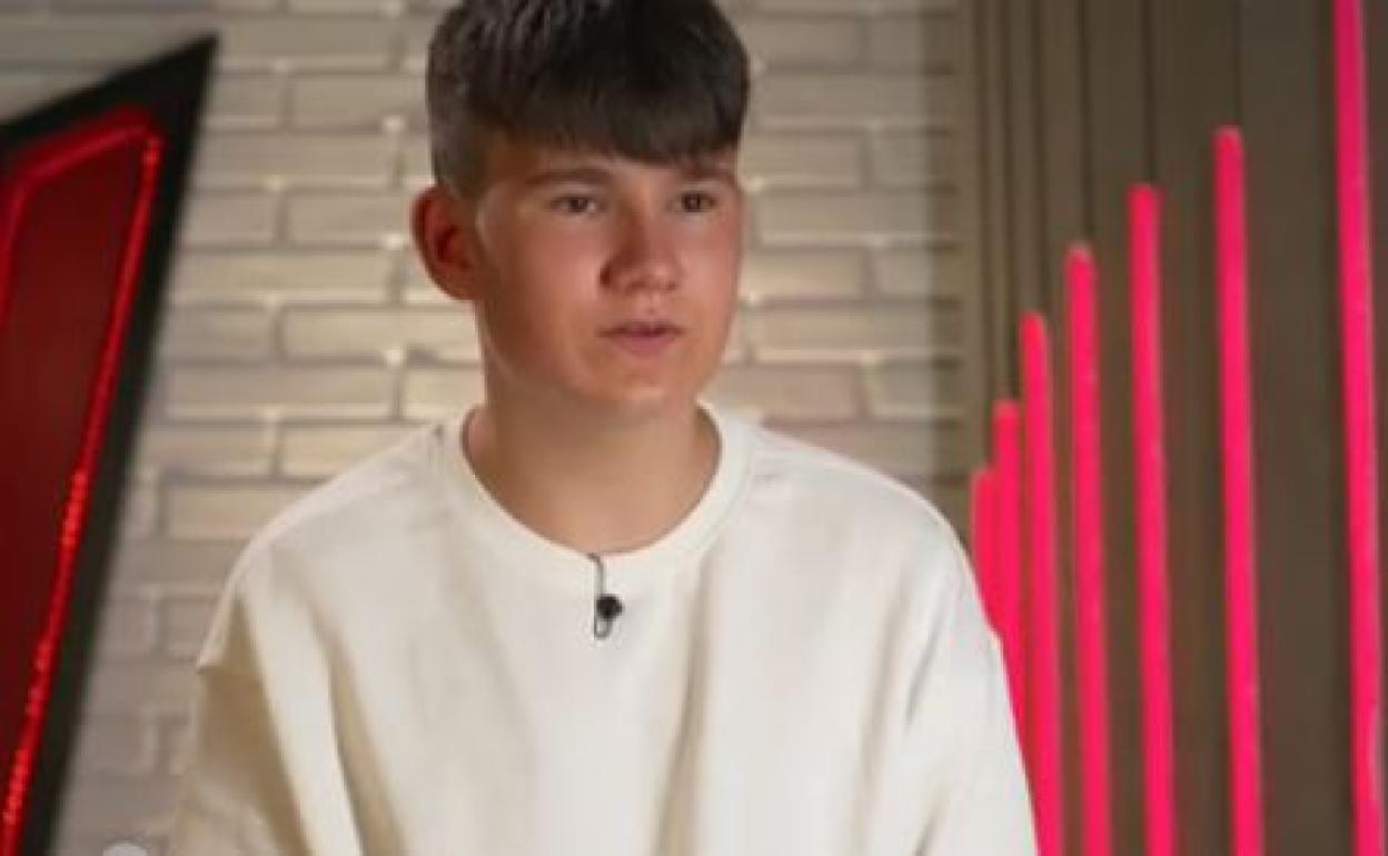 El joven oiartzuarra Ohian Aristizabal ha participado en La Voz Kids.