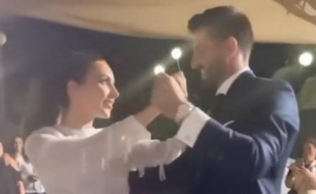 Raúl Navas y Sandra Pérez, en el baile.