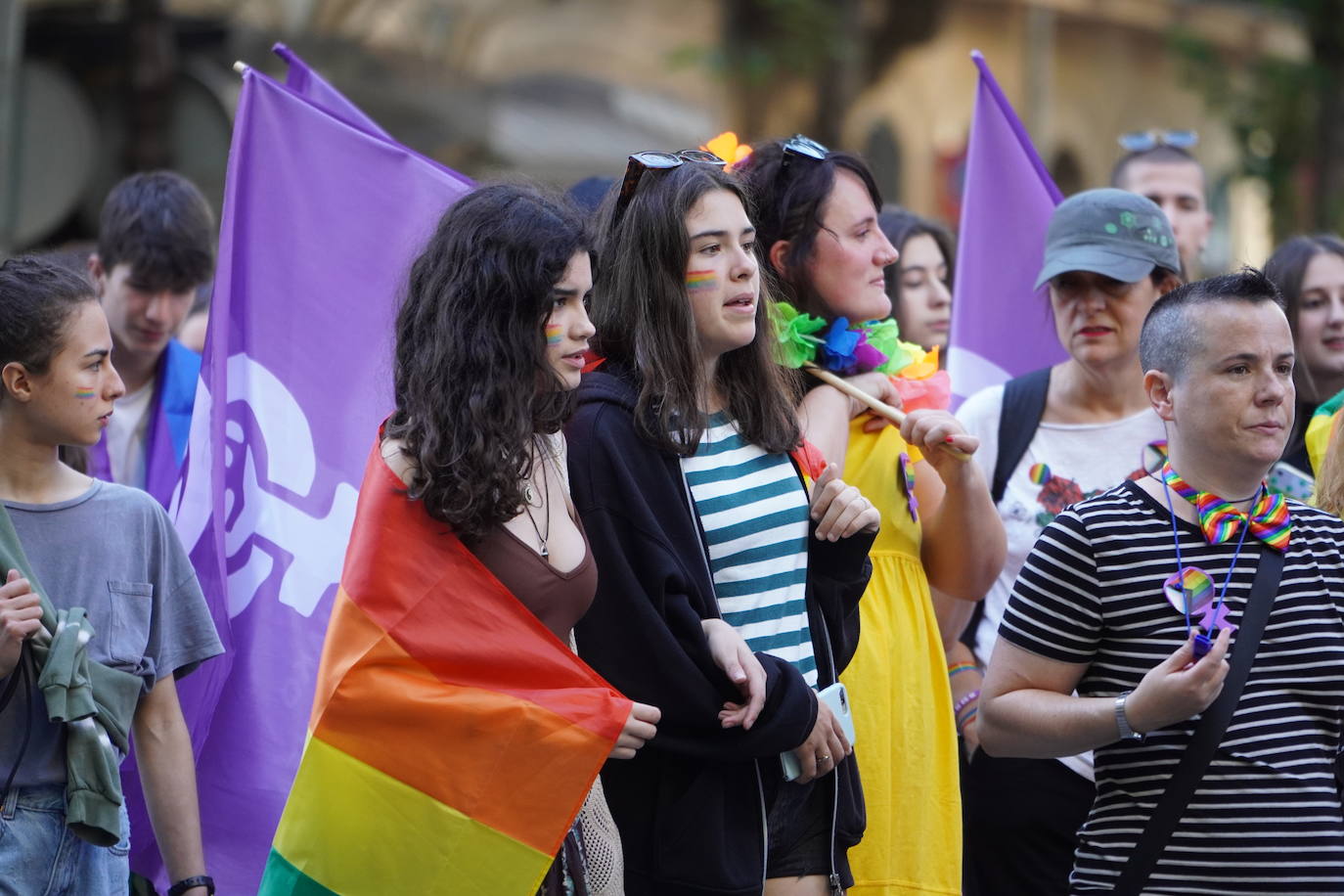 Fotos: Gipuzkoa arcoíris, entre la fiesta y la reivindicación