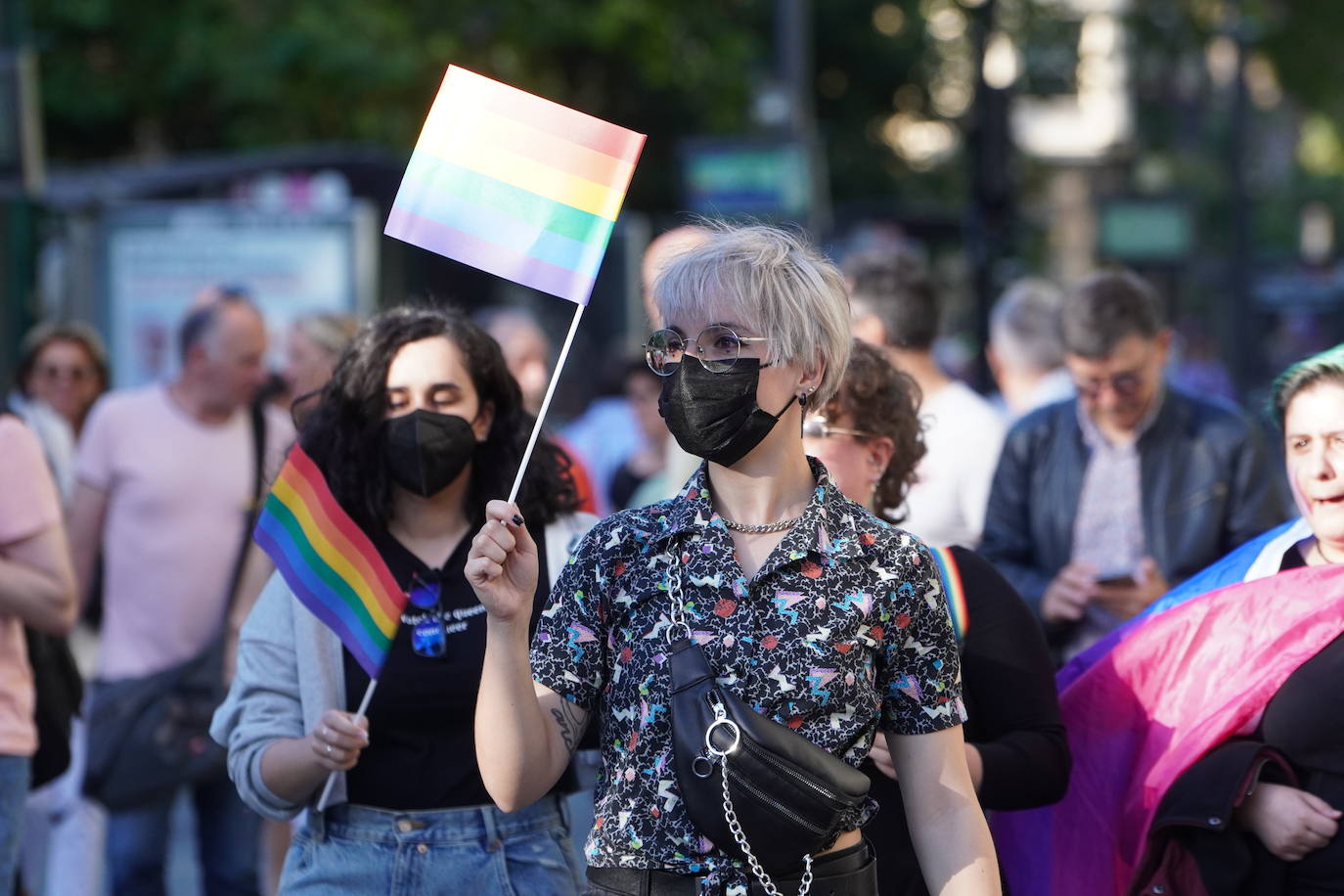 Fotos: Gipuzkoa arcoíris, entre la fiesta y la reivindicación
