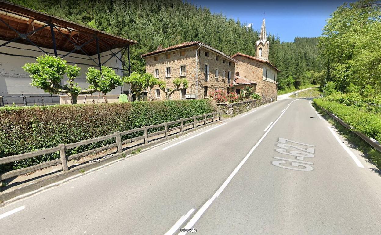 La carretera donde se ha producido el accidente.