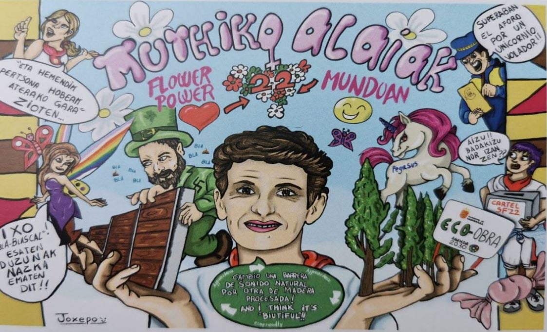 Fotos: Las ácidas y divertidas pancartas de las peñas de San Fermín 2022