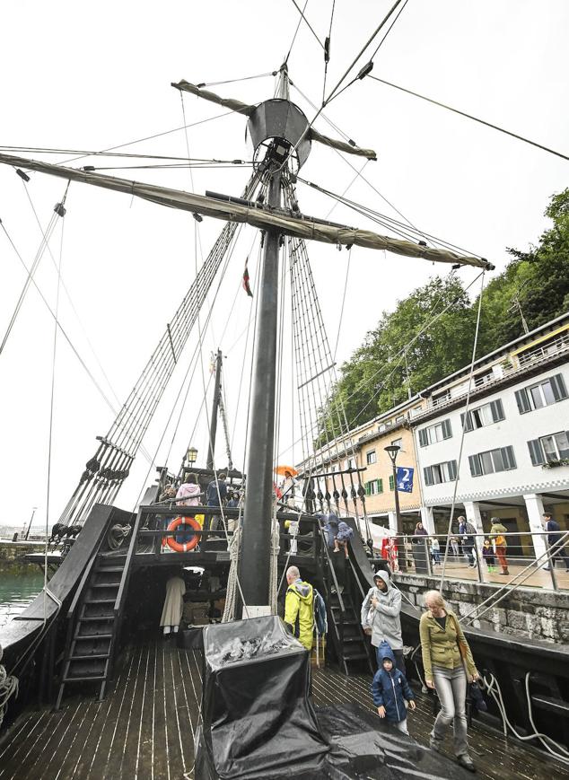 La réplica de la nao 'Victoria' con la que Elcano hizo la primera circunnavegación de la historia 