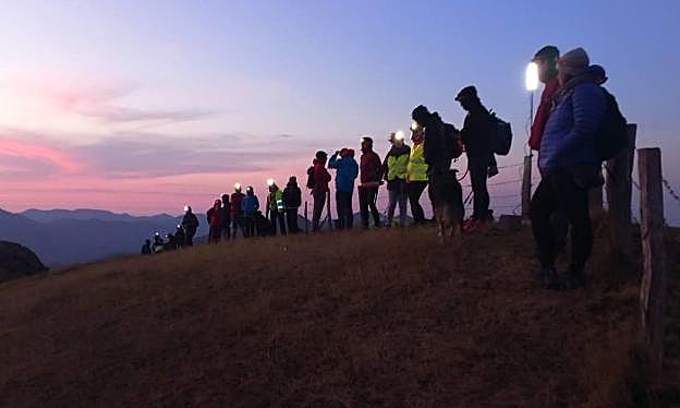 Jende andana izan zen herriko tontorretan. 