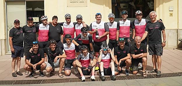 Zegamako kideak, Sant Sadurni d´Anoian, 500 kilometroak bizikletan egin ondoren. 