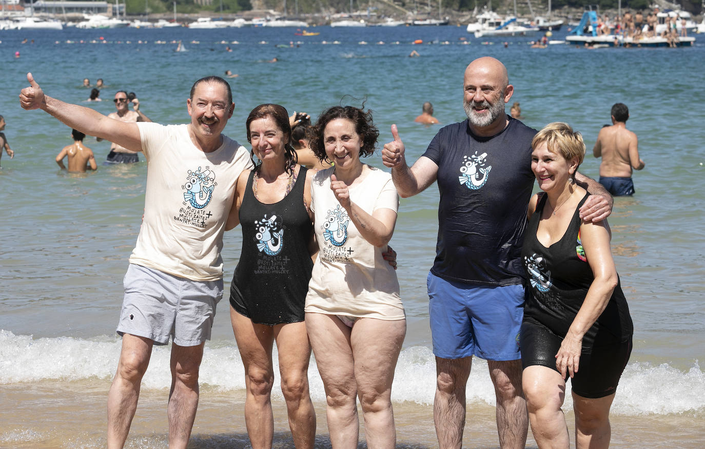 Fotos: Gipuzkoa se moja por la esclerosis múltiple