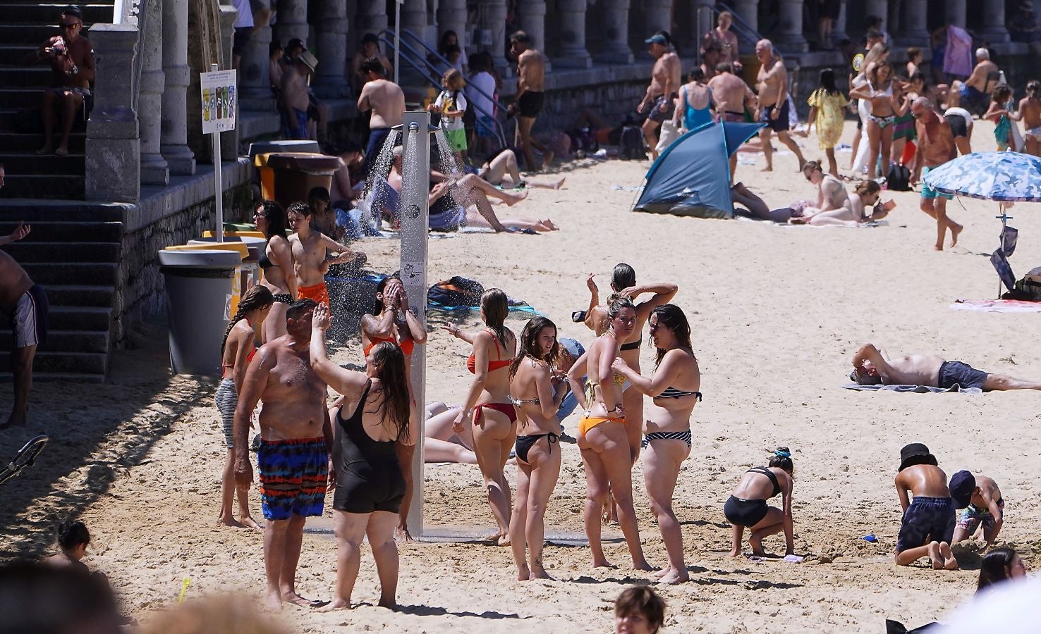 Fotos: Gipuzkoa se abrasa a más de 35ºC