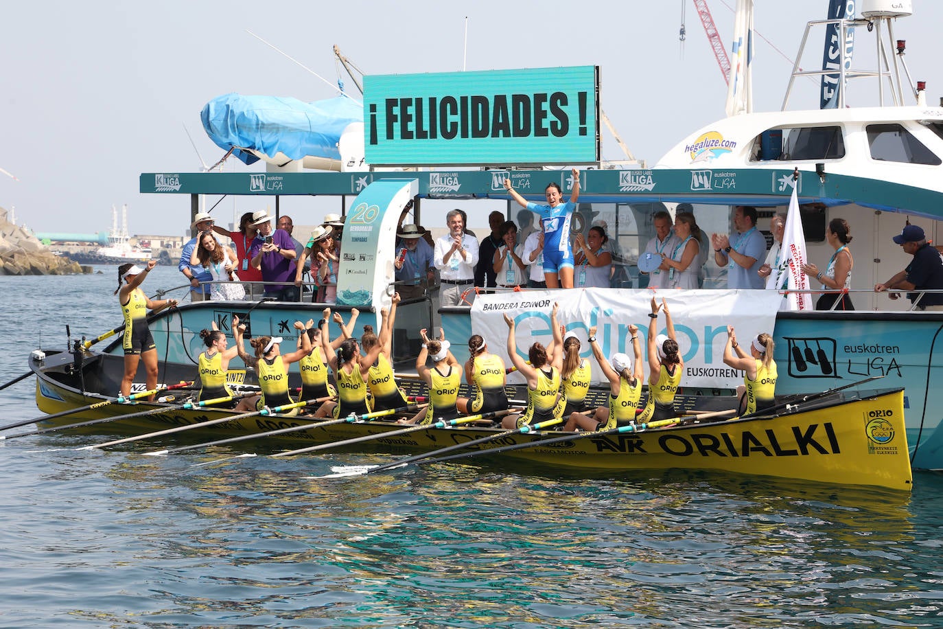 Fotos: Las imágenes de la bandera de Orio