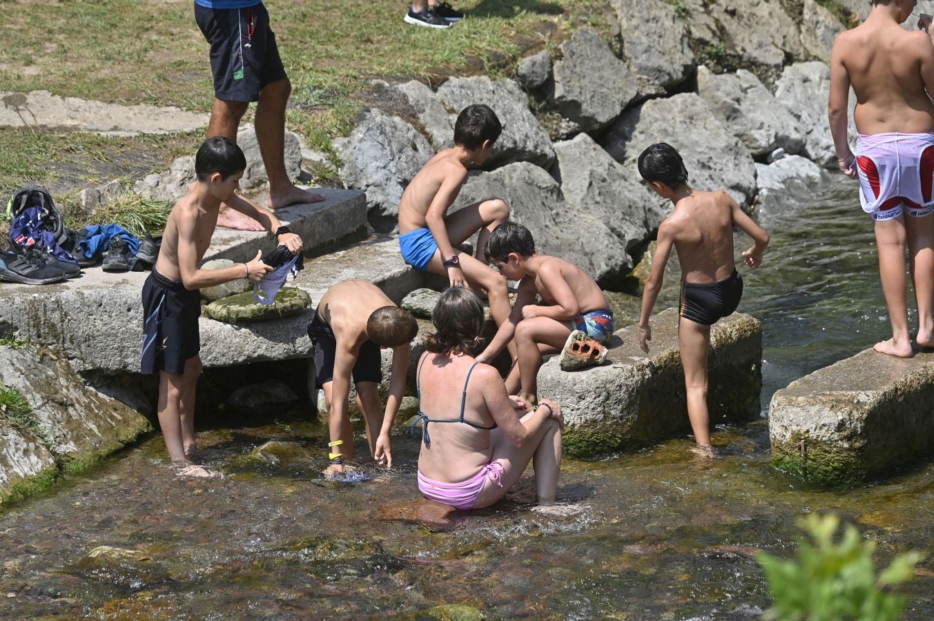 Fotos: Calor asfixiante en Gipuzkoa