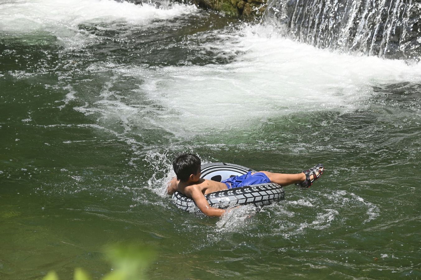Fotos: Calor asfixiante en Gipuzkoa
