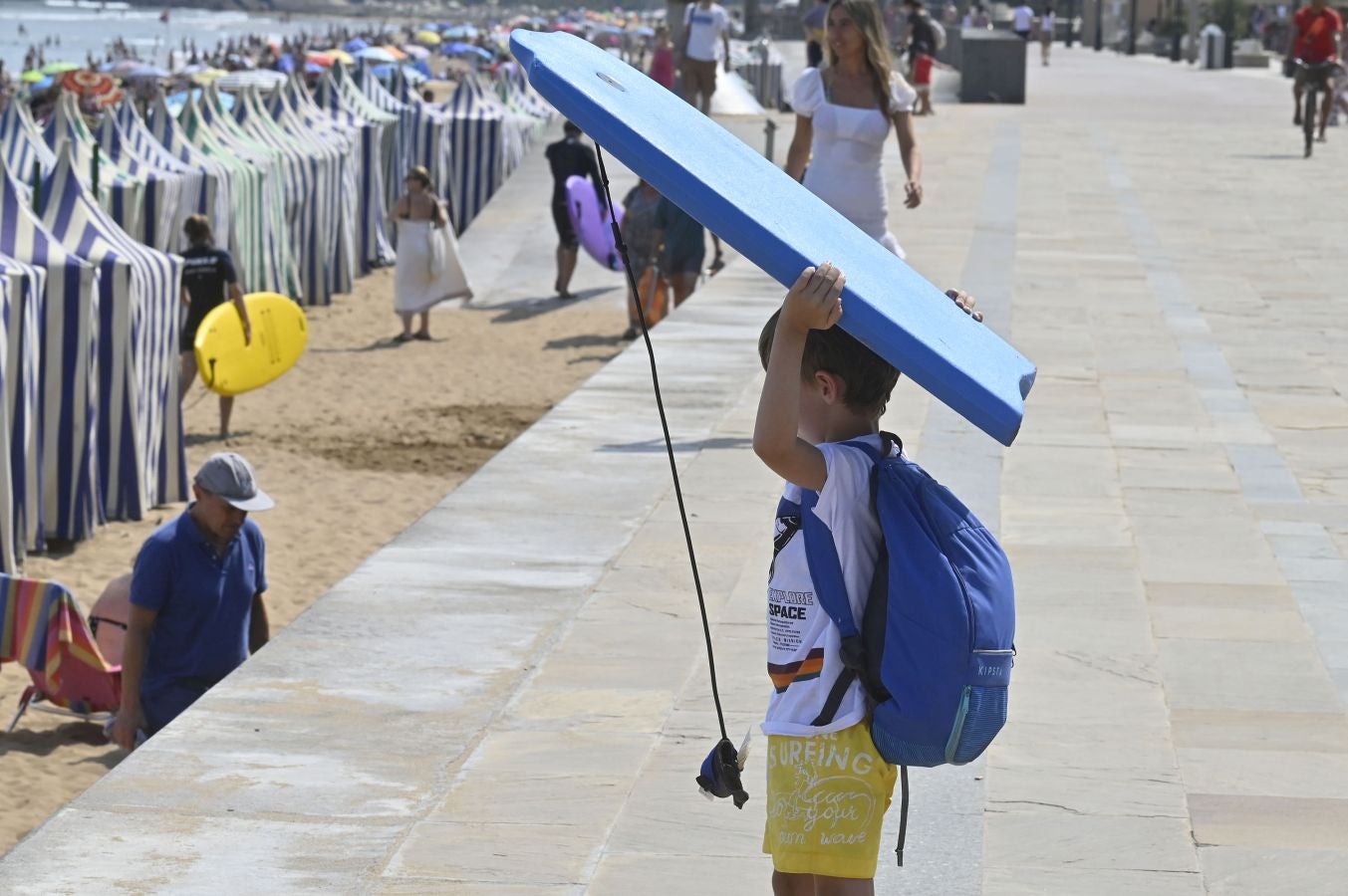 Fotos: Calor asfixiante en Gipuzkoa