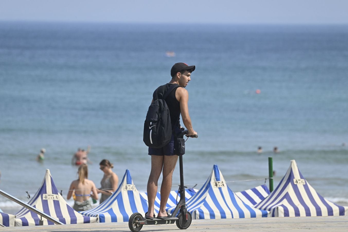 Fotos: Calor asfixiante en Gipuzkoa