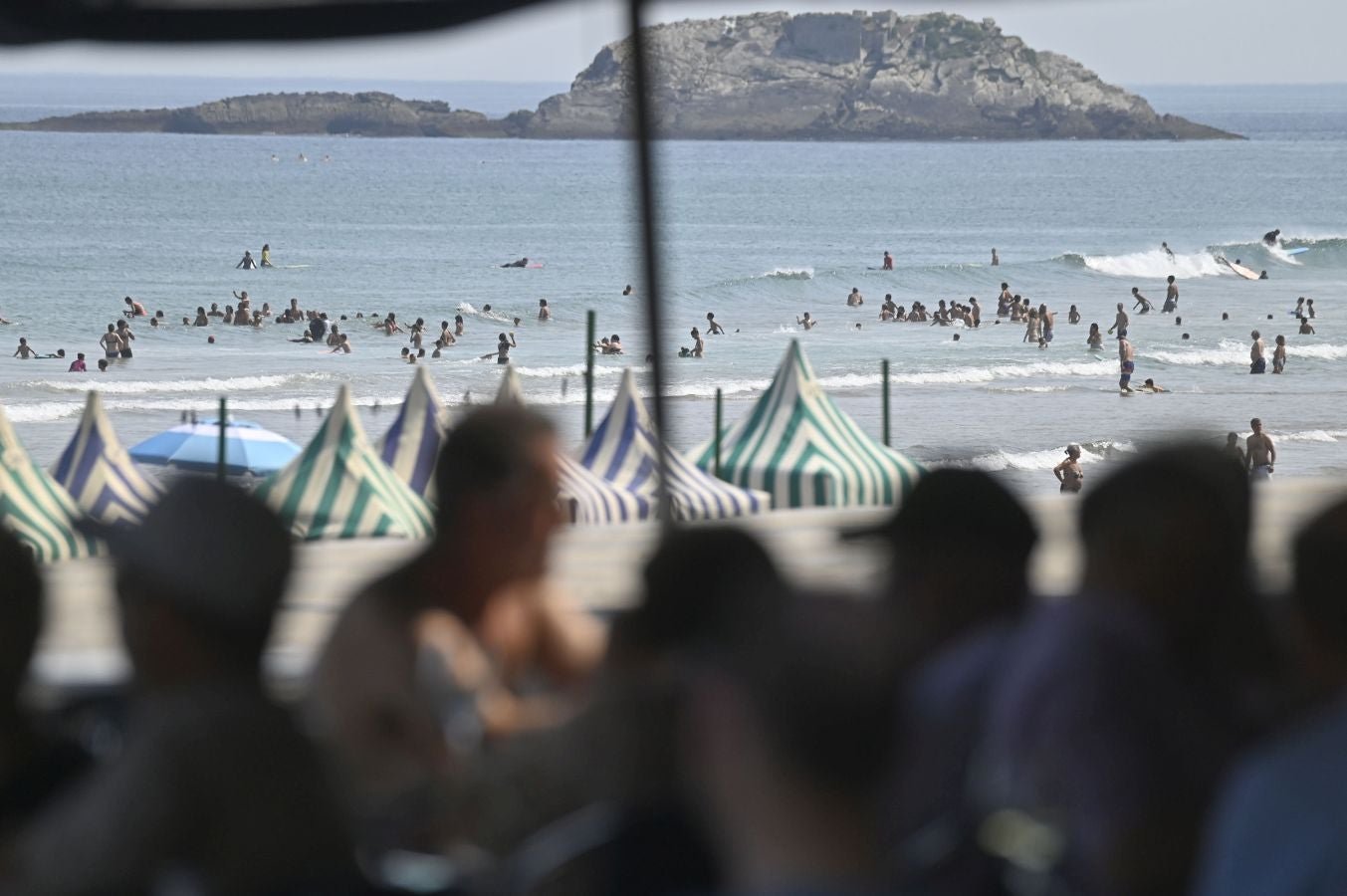 Fotos: Calor asfixiante en Gipuzkoa