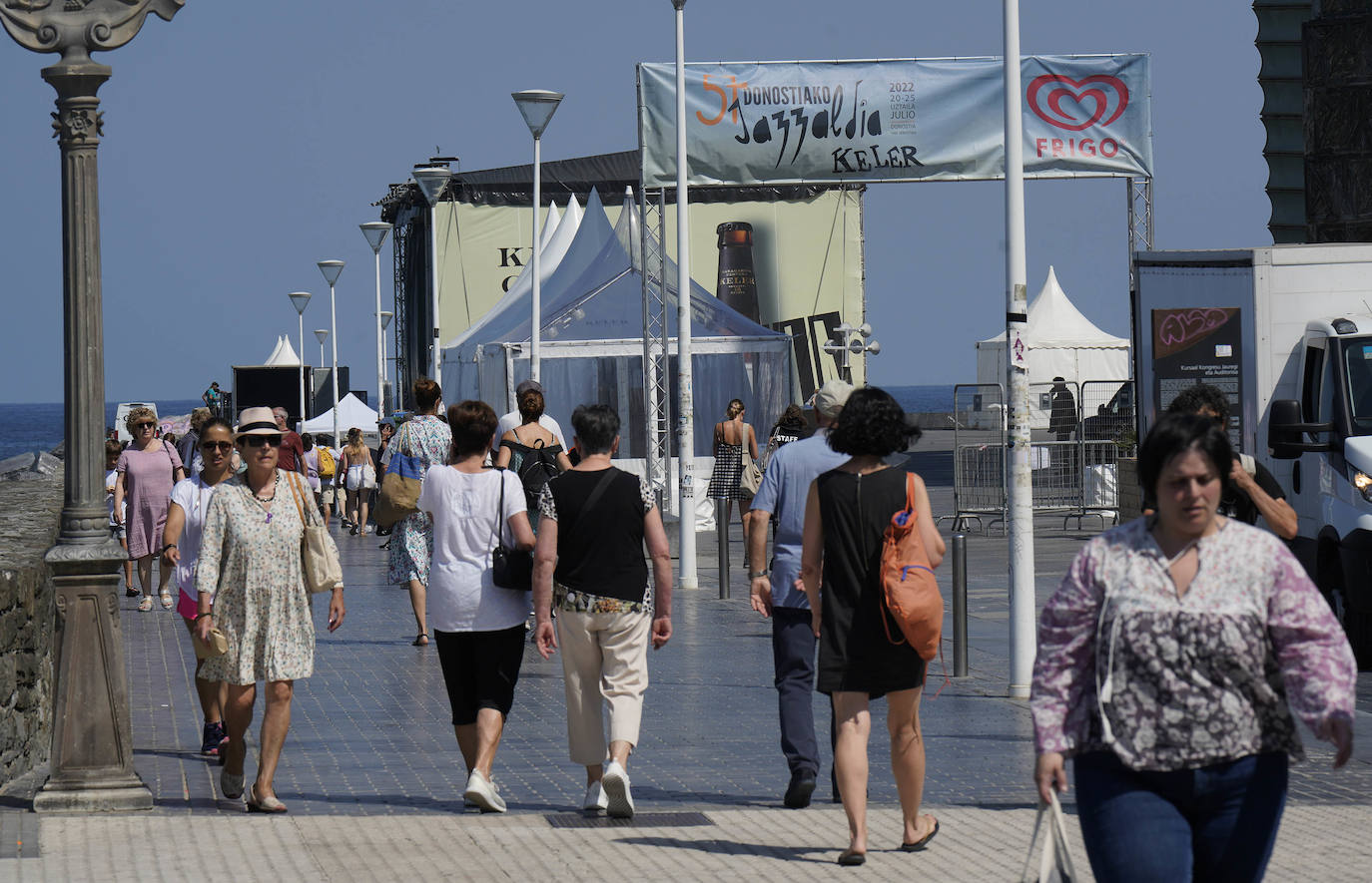 Fotos: Todo listo para la 57 edición del Jazzaldia