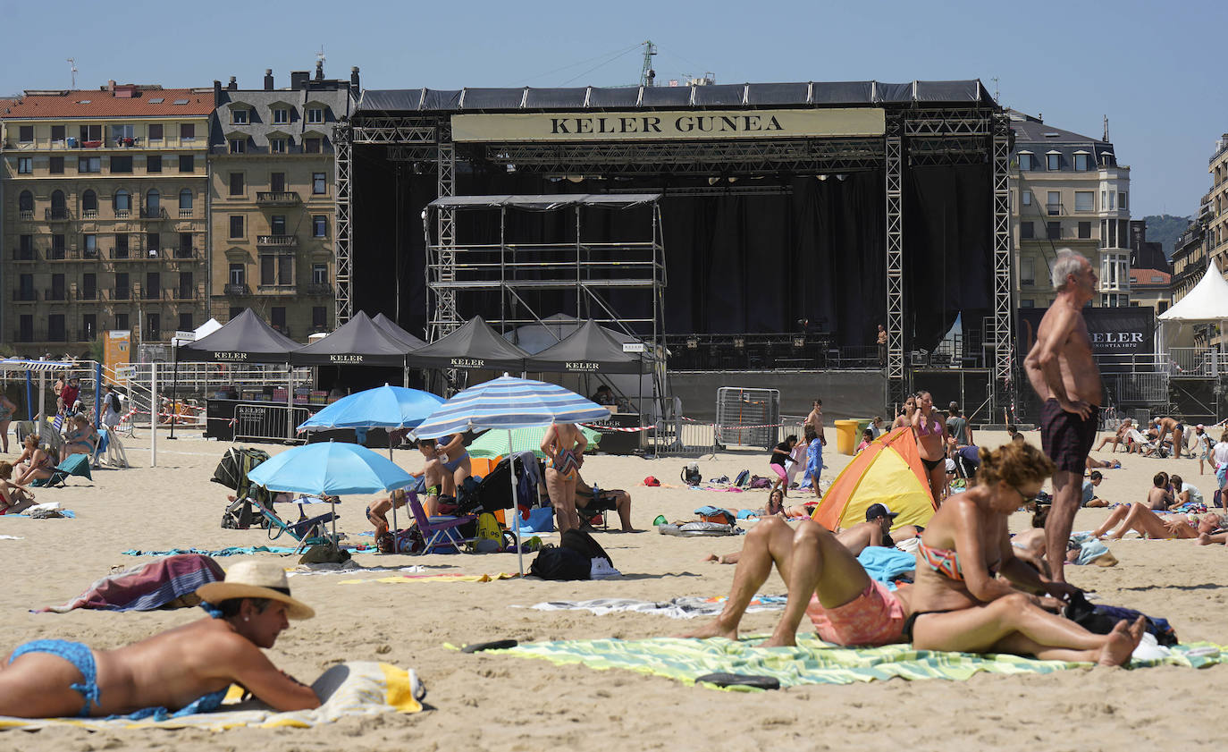 Fotos: Todo listo para la 57 edición del Jazzaldia