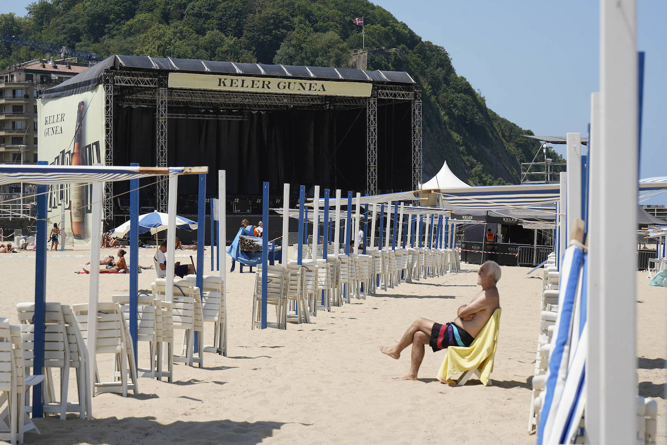 Fotos: Todo listo para la 57 edición del Jazzaldia