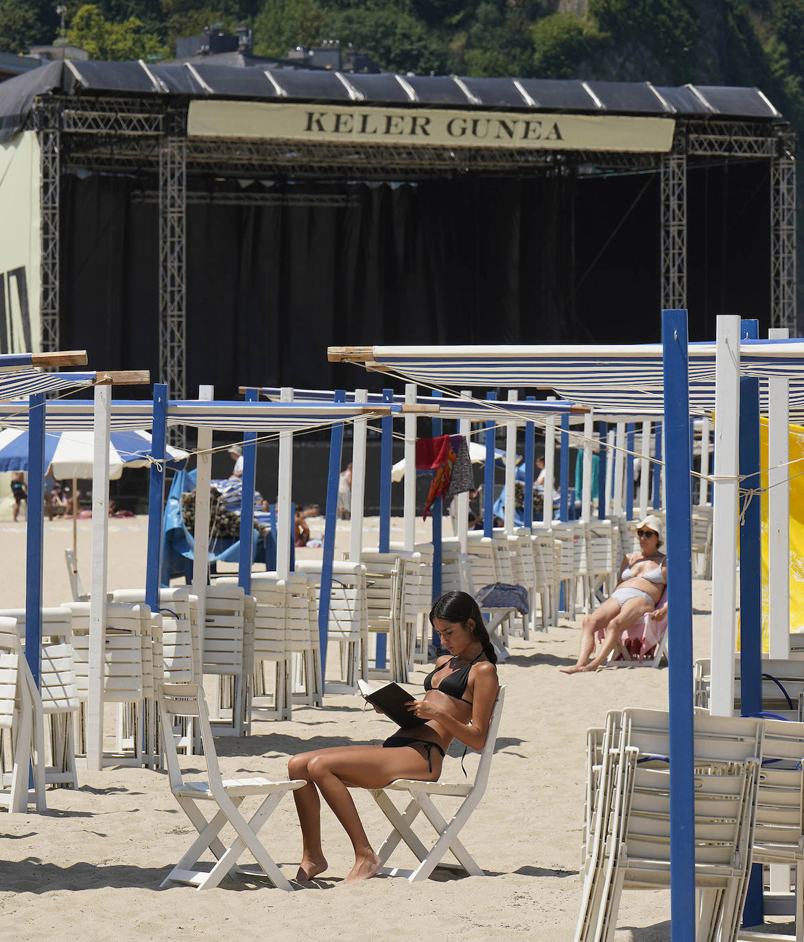 Fotos: Todo listo para la 57 edición del Jazzaldia