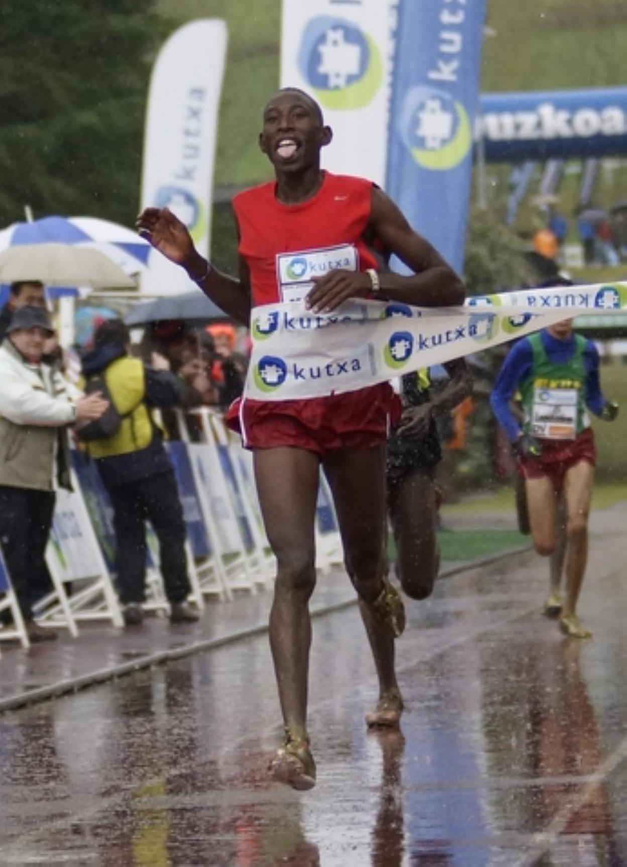 Kipruto, en Mintxeta. 