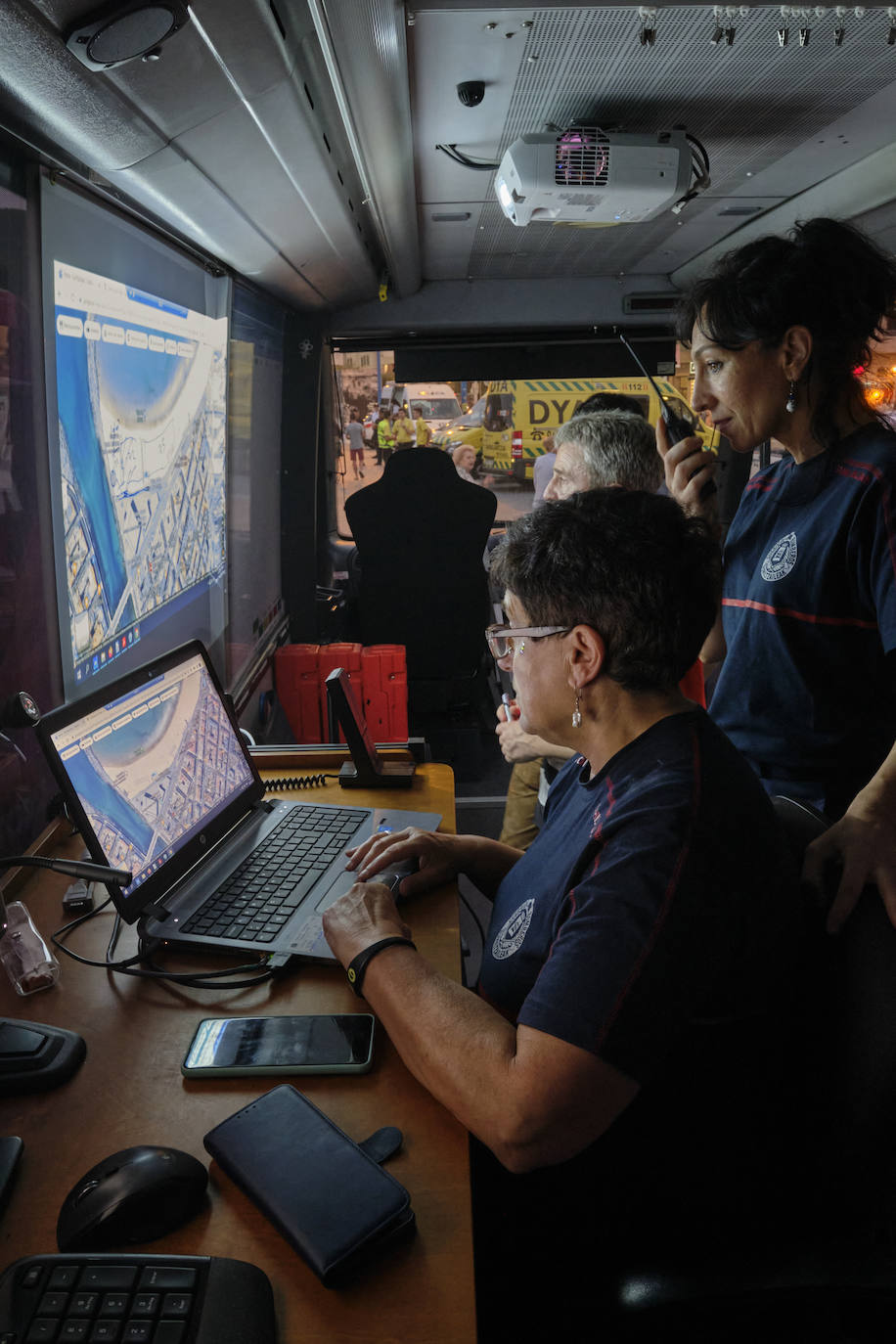 Fotos: Las imágenes del Puesto de Mando Avanzado