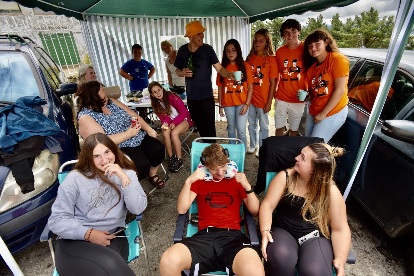 Fotos: Los aficionados se preparan para la llegada de los ciclistas a Murgil