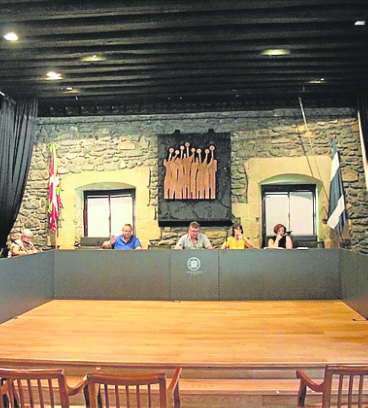 Udaltzarreko une bat. 