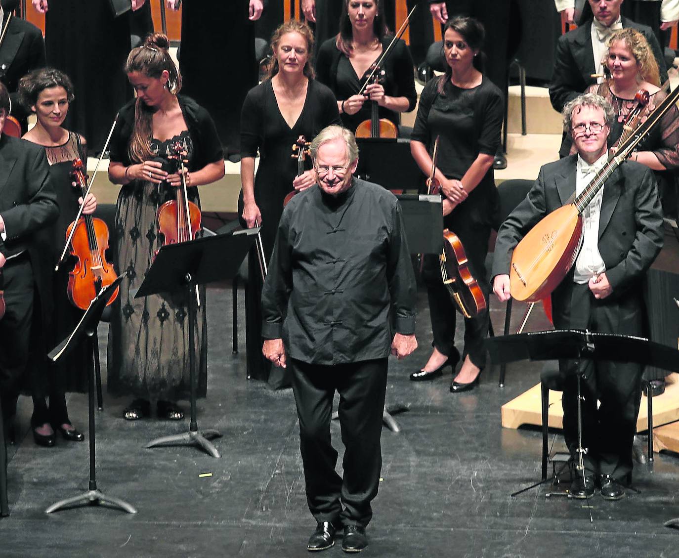 John Eliot Gardiner, que inaugura mañana, ya dirigió a Monteverdi Choir junto a English Baroque Soloist en la Quincena de 2014. 