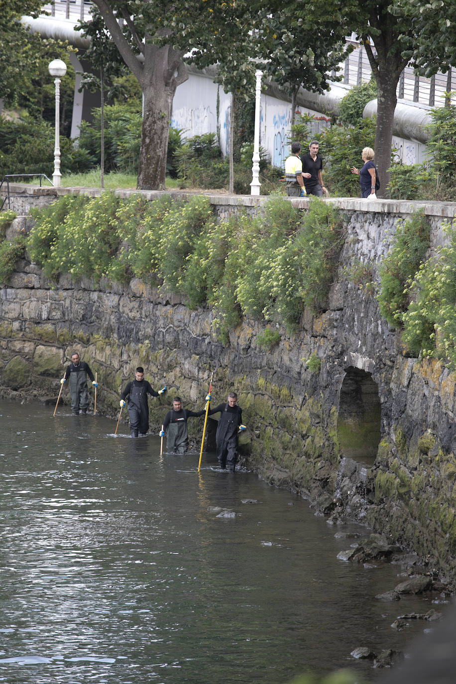 Fotos: Estos son los objetos que han rescatado del rio Urumea