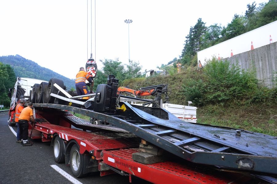 Fotos: Accidente mortal en Elgoibar