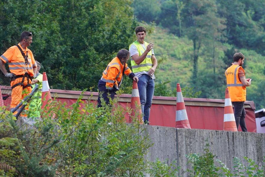 Fotos: Accidente mortal en Elgoibar