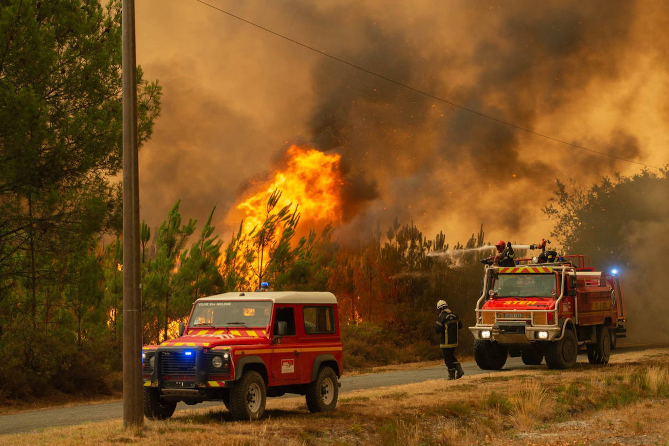 Fotos: El incendio de Landiras