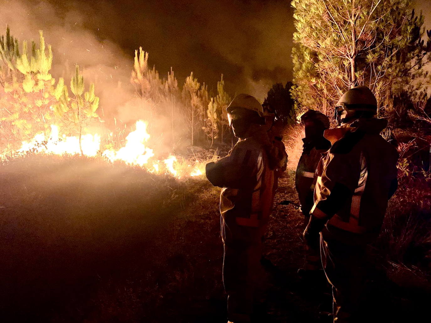 Fotos: El incendio de Landiras