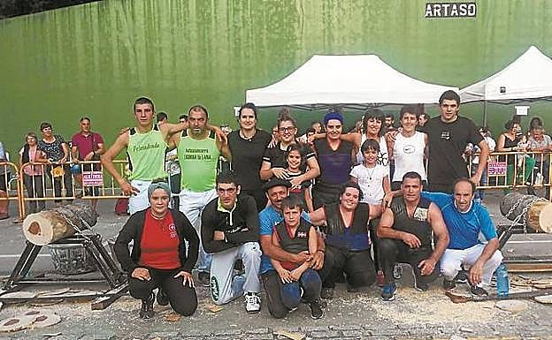 Herri kirolak en las últimas fiestas de Karrika