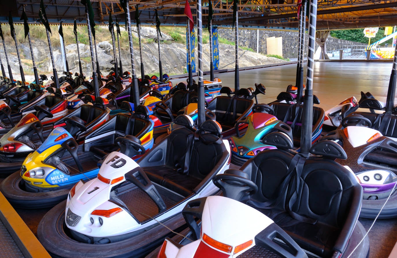 Fotos: Las ferias del Paseo Nuevo están listas para el inicio de la Semana Grande