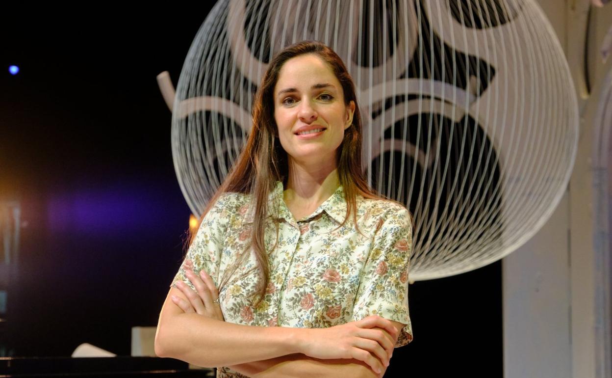 La soprano donostiarra Elena Sancho-Pereg ha debutado con un papel protagonista en la Quincena Musical. 