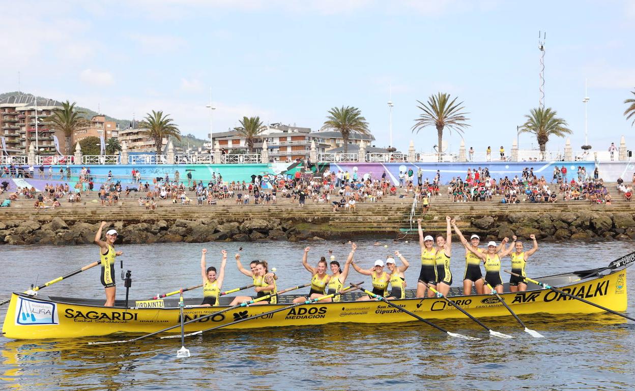 Orio ha conquistado la tercera Liga Euskotren de su historia. 