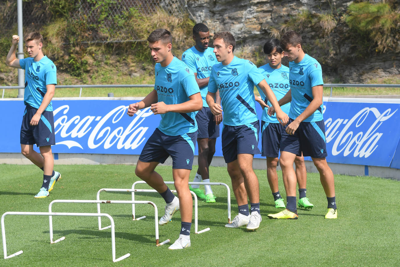 Fotos: Las mejores imágenes del entrenamiento de la Real Sociedad