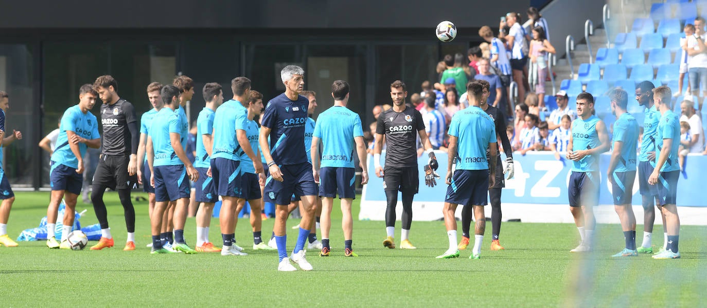 Fotos: Las mejores imágenes del entrenamiento de la Real Sociedad