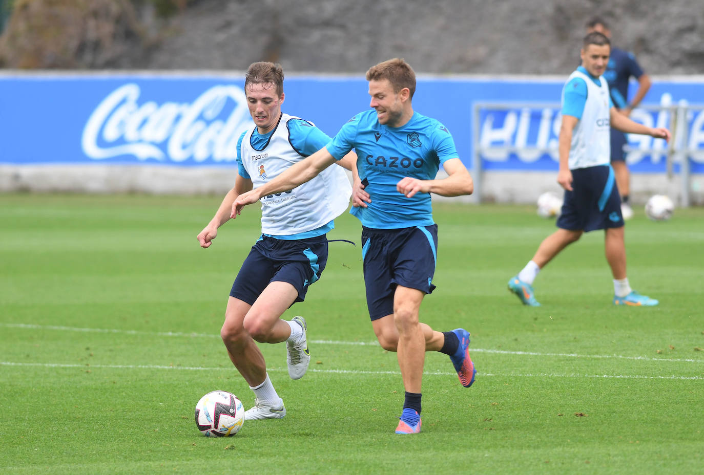 Fotos: Las mejores imágenes del entrenamiento de la Real Sociedad